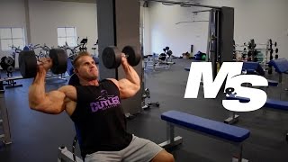 Jay Cutler's Training Tips: Dumbbell Shoulder Press Technique