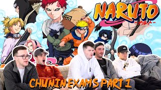 CHUNIN EXAMS PART 1...Anime HATERS Watch Naruto 30-37 | Reaction/Review