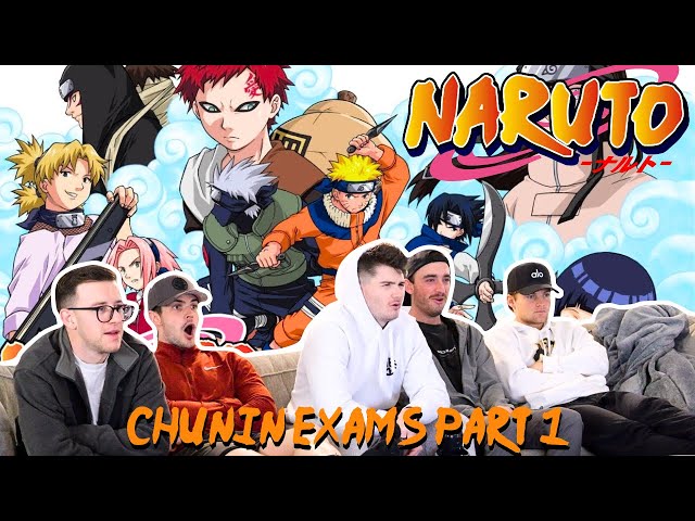 CHUNIN EXAMS PART 1...Anime HATERS Watch Naruto 30-37 | Reaction/Review class=