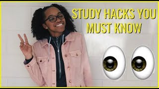 Study Hacks That You Need To know