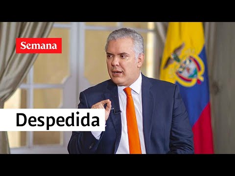 Agudas pullas y un balance de gestión rodearon la despedida de Duque | Semana TV
