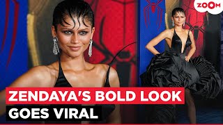 Tom Holland & Zendaya attend Spider-Man: Brand New Day premiere; Her bold black look steals the show