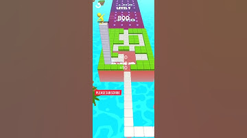 Stack Dash level 9 / stack dash / Swipe the stack dash cube collectin / #shorts