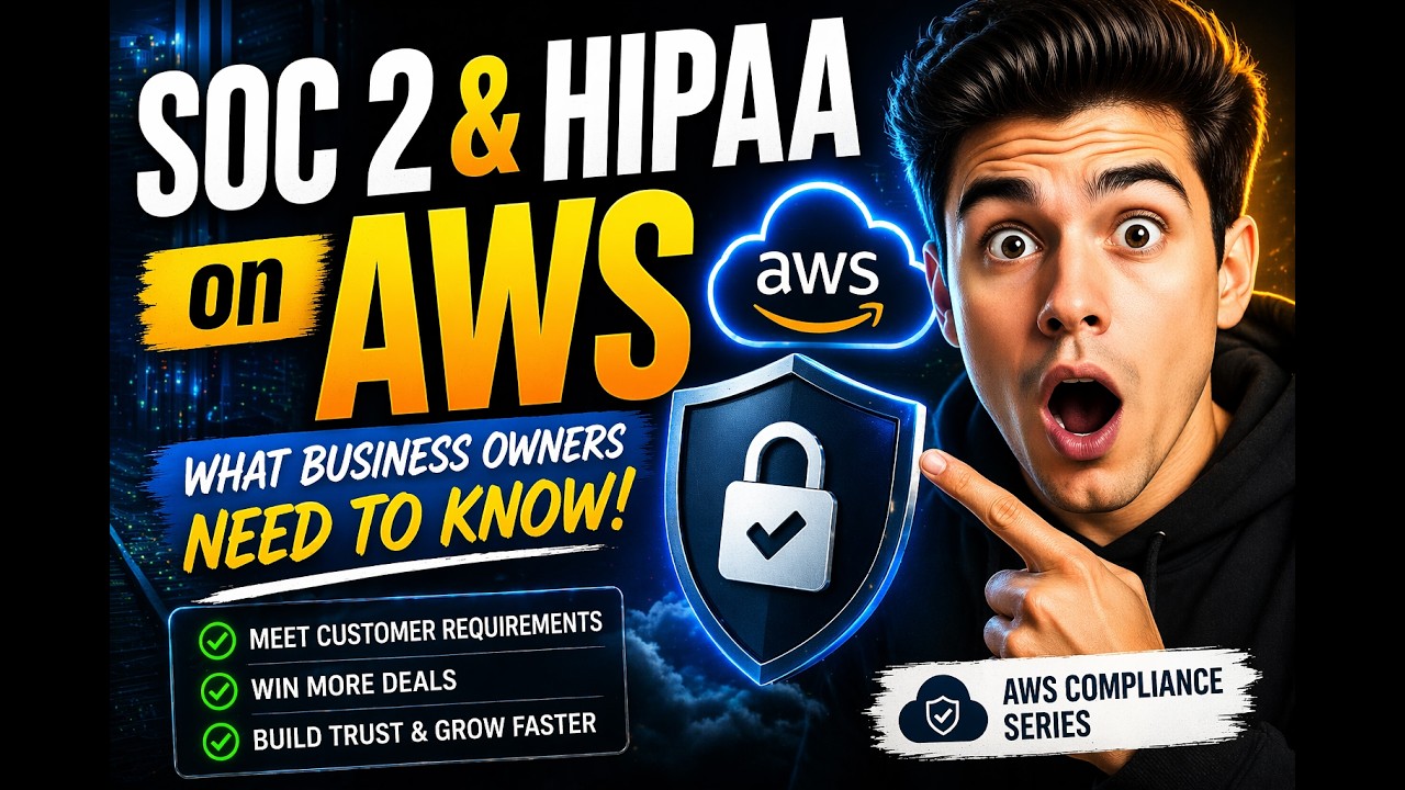 SOC 2 & HIPAA on AWS (Explained Simply) | What Every Business Owner Needs to Know