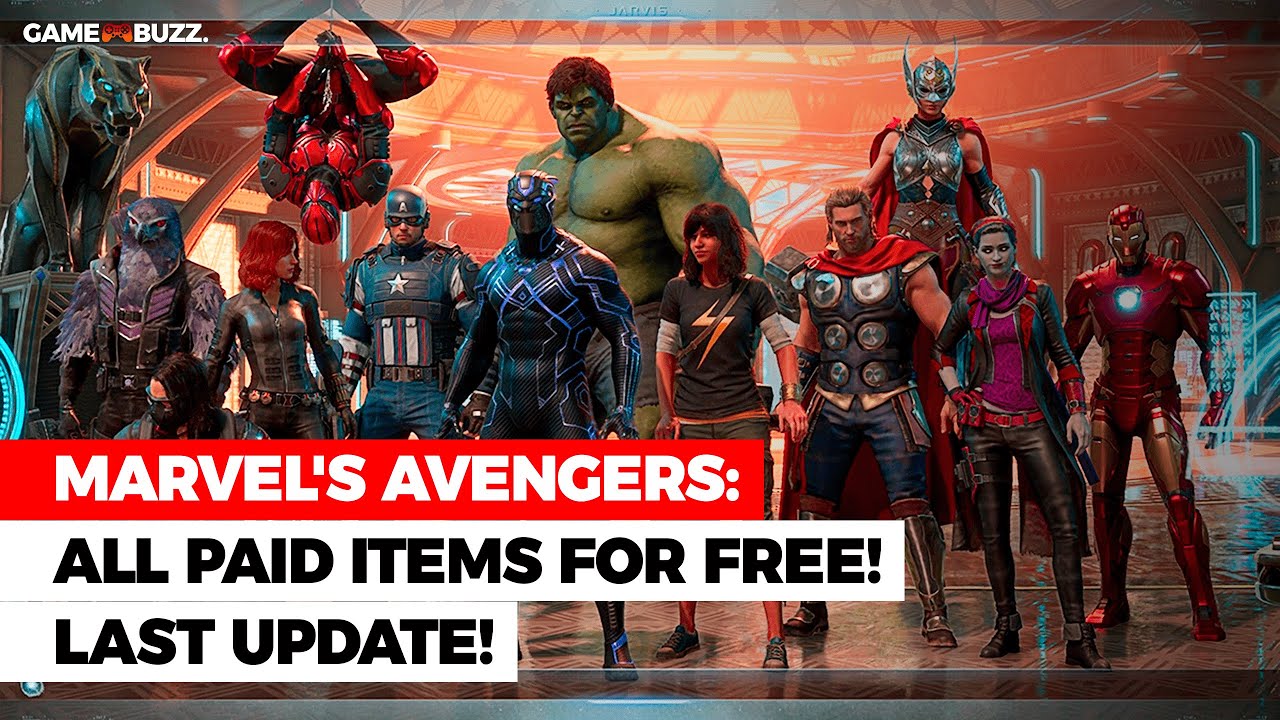 LATEST MARVEL'S AVENGERS UPDATE! ALL PAID ITEMS FOR FREE! YouTube