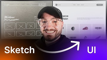 Turning a sketch into a prototype using AI