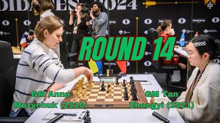 Tan Zhongyi Wins FIDE Womens Candidates 2024 | Round 14