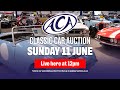 Live an incredible selection of classic cars go under the hammer at anglia car auctions june sale