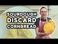How To Make Sourdough Cornbread in a SKILLET | Cornbread Recipe
