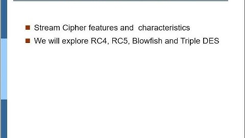 Symmetric Key Cryptography Stream Ciphers in Hindi Urdu  LECTURE 16