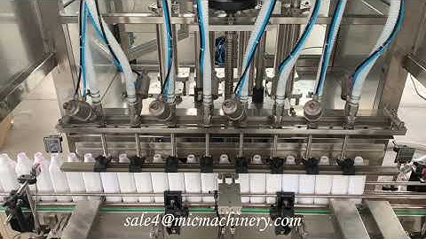 Automatic Hand Sanitizer Bottle Filling and Capping Machine