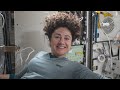 NASA Astronaut Jessica Meir discusses the Zero-G Oven with Michigan students