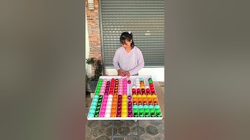 Puzzle Color Ball Challenge – Relaxing Gameplay With Smooth Sorting #Shorts #Reels