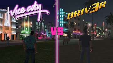 I Compared GTA Vice City Map With Driver 3 Map