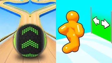 Going Balls | Tall Man Run - All Level Gameplay Android,iOS - NEW MOD APK UPDATE GAMEPLAY