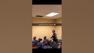 drill Sargent makes him dance 😂😂