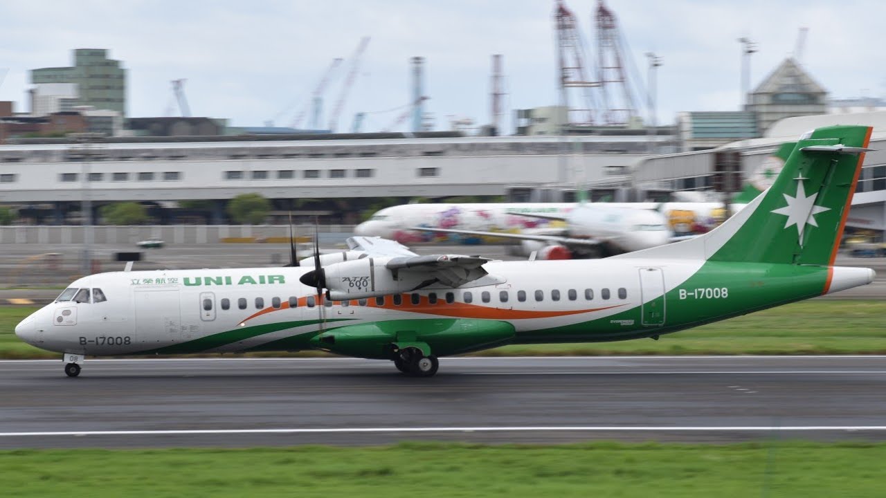 立榮航空 B78912 B-17005 ATR 72-600 KNH-KHH 金門滑行/起飛 Takeoff+座艙長廣播 #飛行記錄