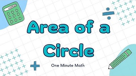 How to Find the Area of a Circle | Plus Bonus Math Joke 😃 