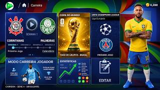 Descobri NOVOS JOGOS DE FUTEBOL Mobile com Copa do Mundo e Modo Carreira! Melhores de 2026