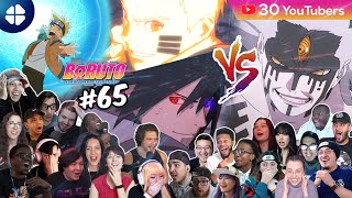 Naruto/Sasuke VS MOMOSHIKI [30 People react] 🔥🌎 MEGA Reaction Mashup (Boruto 65) 🇯🇵