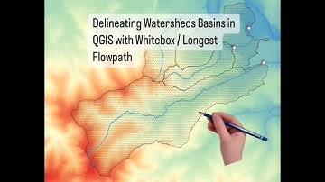 Delineating Watershed Basins in QGIS with Whitebox tool #qgis #whitebox #lidar #dem  #hydrology