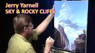 Dramatic Thunderhead Sky with Towering Cumulus Clouds | Jerry Yarnell Acrylic Painting Lesson