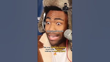 Thumbnail of Childish Gambino freestyle to talking back to rapping is crazy