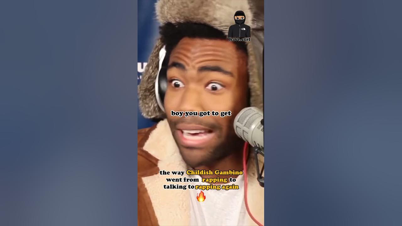 Childish Gambino freestyle to talking back to rapping is crazy