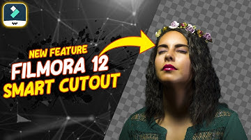SMART CUTOUT TOOL FILMORA 12 | ONE CLICK BACKGROUND REMOVE IN FILMORA 12 | FILMORA 12 TUTORIAL