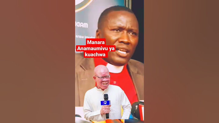 mchungaji  Amvaa Haji Manara na Ally kamwa