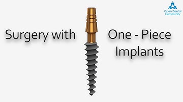 Flapless Immediate Loading One Piece Implant (FILO) surgery