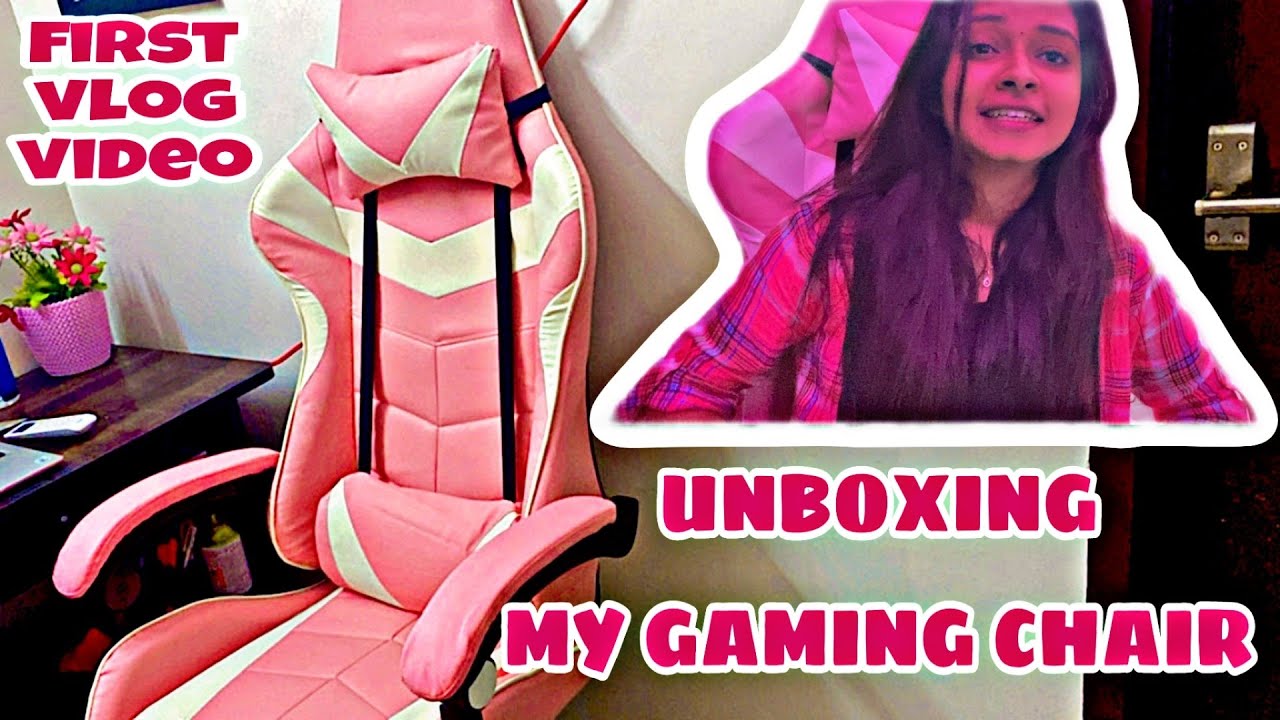 UNBOXING MY NEW GAMING CHAIR💜 | My First Vlog Video🫣