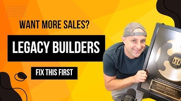 Legacy Builders - #1 Hack to Make More Automated Sales (EASY FUNNEL FIX)