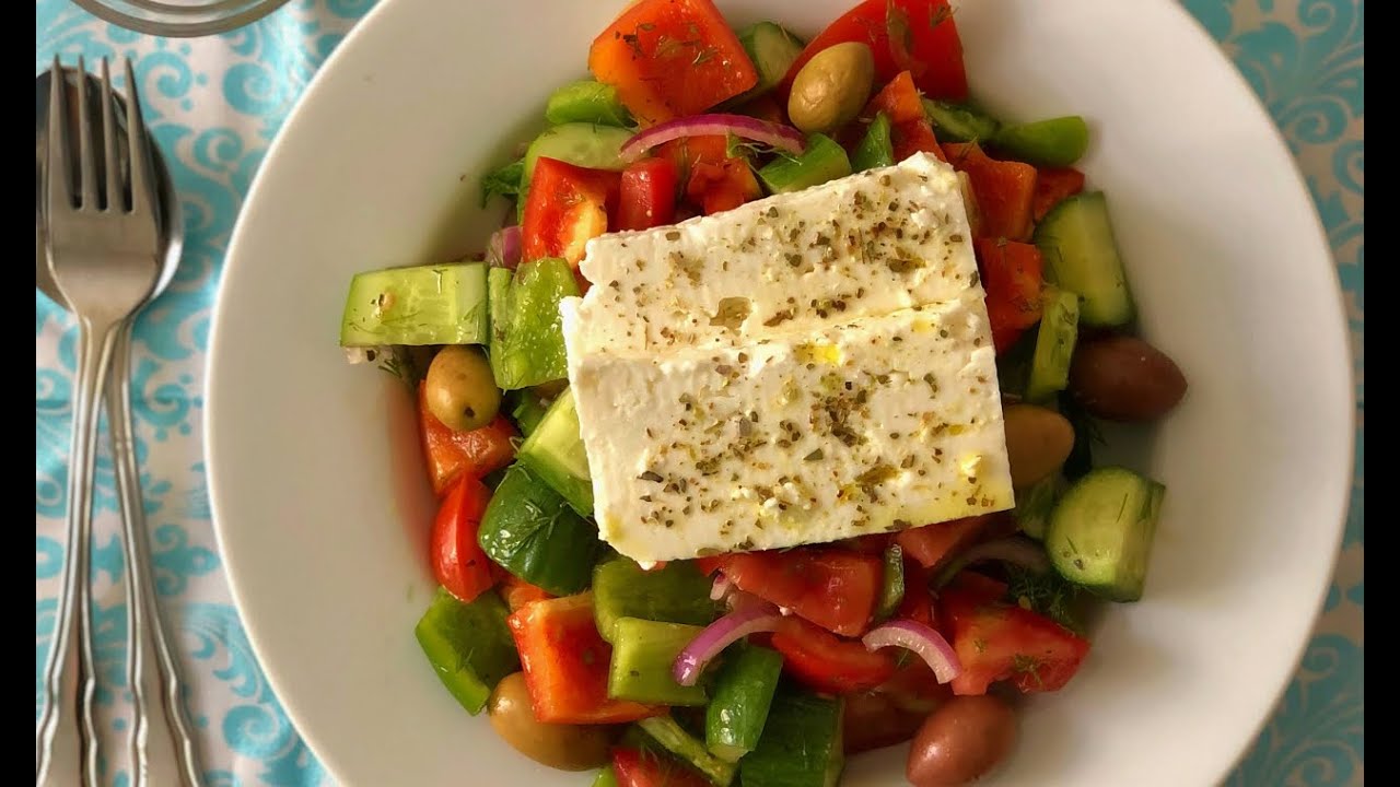 סלט יווני ביתי! מתכון מושלם לקיץ, קל מהיר ובריא של עז תלם