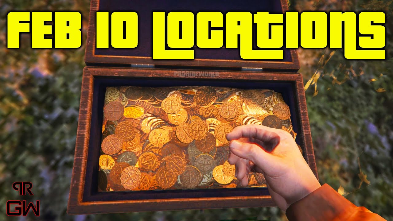 Feb 10 Treasure Chests Today's Locations Cayo perico Island GTA 5