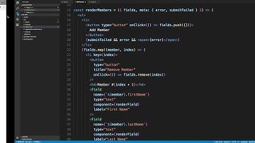 Redux Form Field Array and Material UI Table Example
