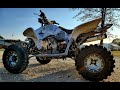 Walking around a TRX532 hybrid, a YFZ250F hybrid and a LTR450 @SeanMooreFilms