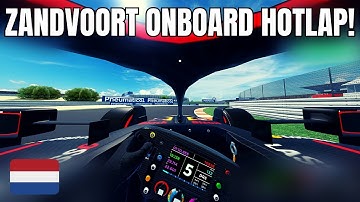THIS NEW CONTENT UPDATE IS AWESOME! ZANDVOORT ONBOARD HOTLAP! (PROJECT APEX ROBLOX)