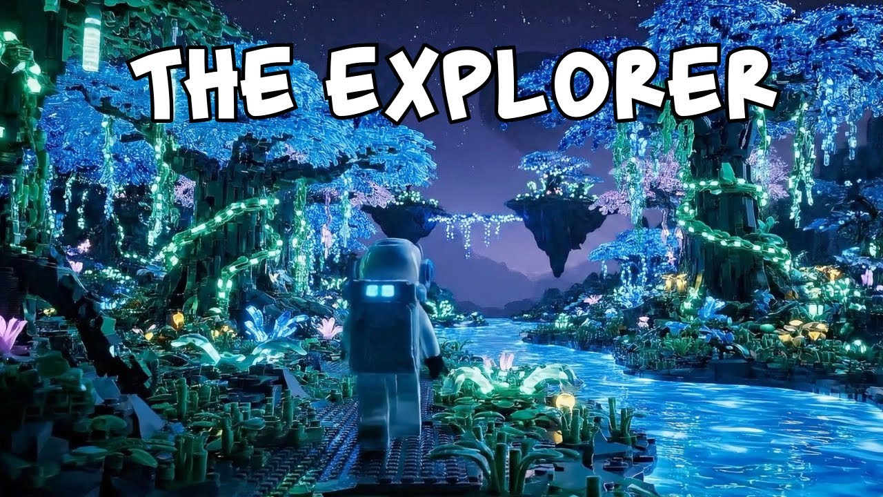 The Explorer 🛸 LEGO Inspired AI Adventure to an Alien Planet - YouTube