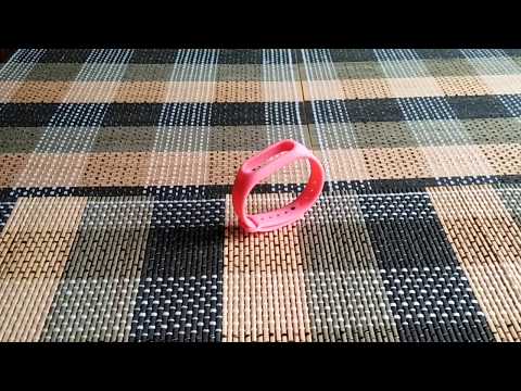 Xiaomi Mi Band 2 Watch Strap Pink Unpacking from Gearbest