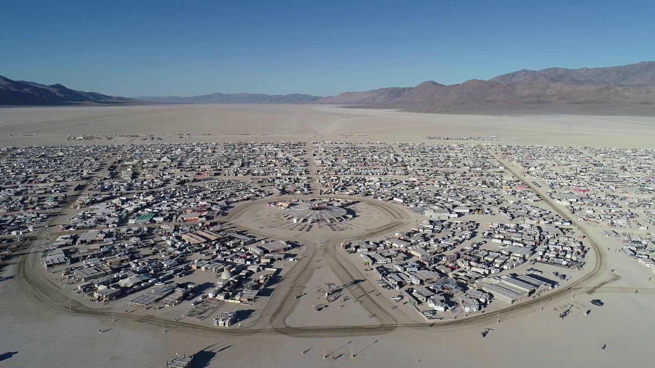 Burning Man Aerial YouTube