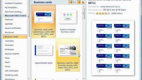 Word 2010 Tutorial Using Templates-2007 Microsoft Training Lesson 8.2