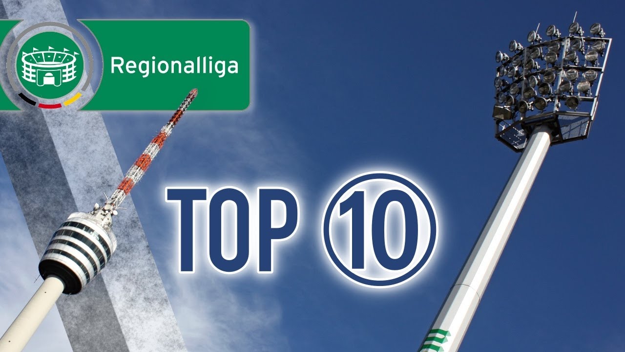 Top 10: Regionalliga-Stadien in Deutschland (Saison 2023/2024) - YouTube