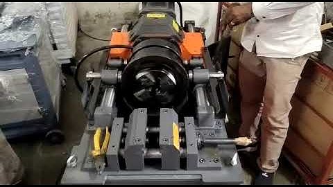 TMT Bar Threading Machine. |  Evanshi Construction Equipment