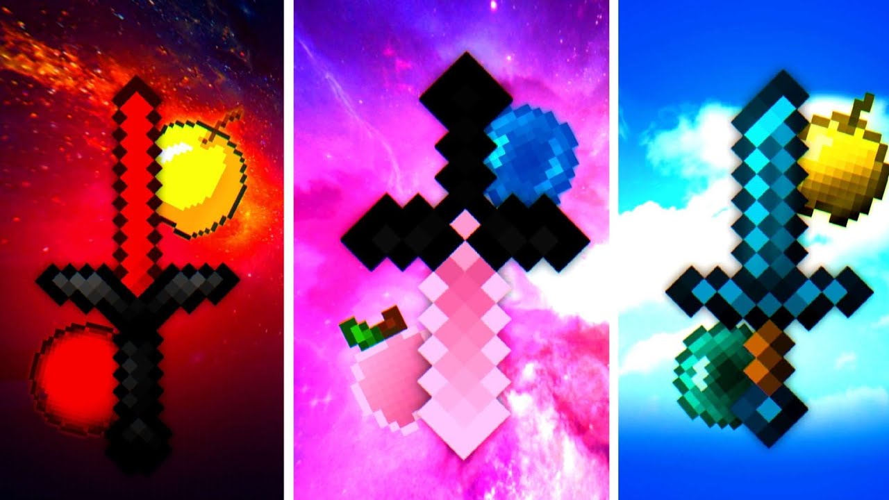 TOP 3 TEXTURAS LINDAS PRA PVP E FPS PARA MINECRAFT BEDROCK (MCPE) - YouTube