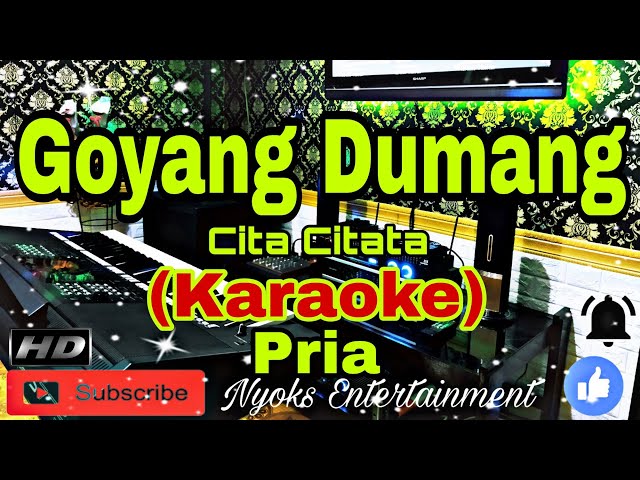 GOYANG DUMANG - Cita Citata (KARAOKE) Dj House Remix || Nada Pria FIS=DO [Minor] class=