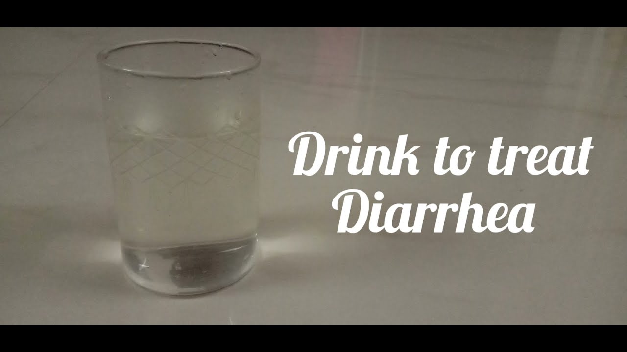 Drink to treat Diarrhea and Nausea YouTube