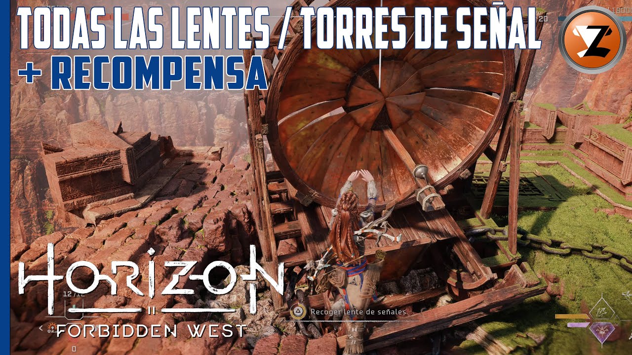 Horizon Forbidden West Guía de Torres de Señales / Todas la Lentes (Signal Tower / Signal