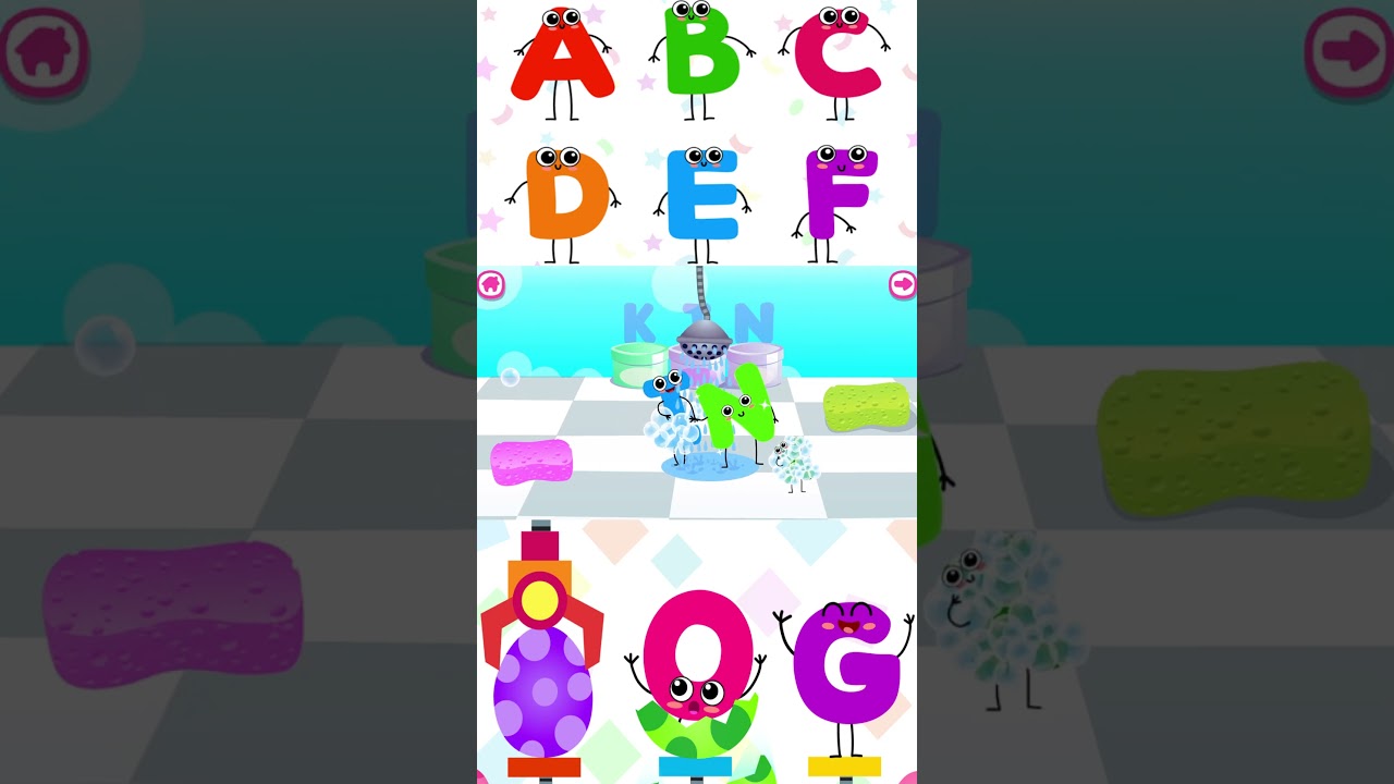 ABC Learning Game #6 - Explore the Letters and Phonics - YouTube