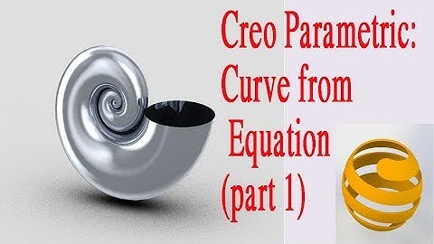 Creo Parametric: Curve from Equation (part 1)